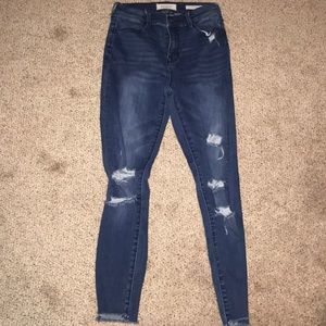 pacsun high rise ripped jeggings